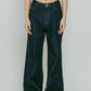 denim baggy pants(unisex)/2color