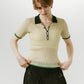 sheer polo knit /3color