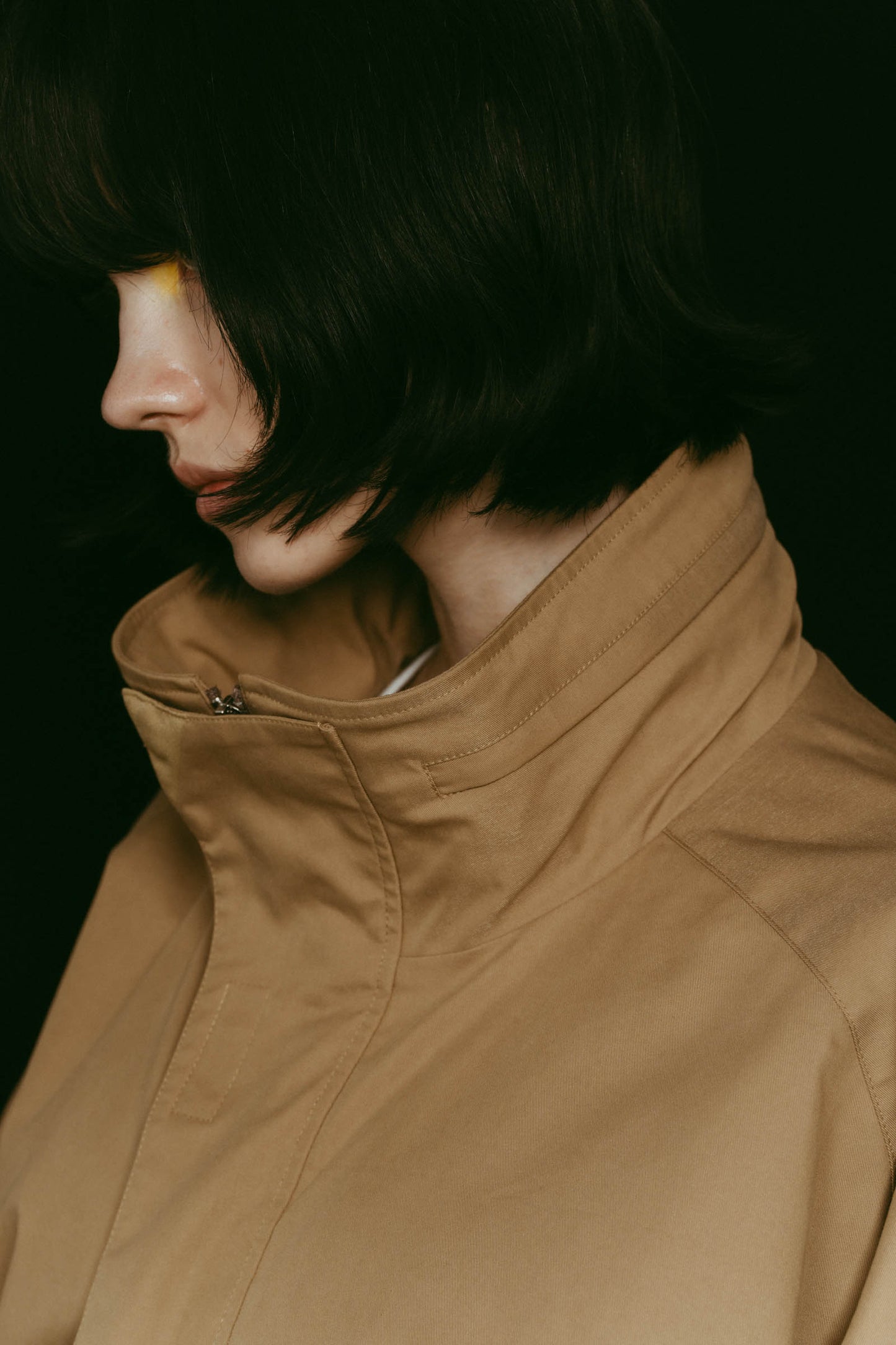 2way nylon blouson(unisex)/camel