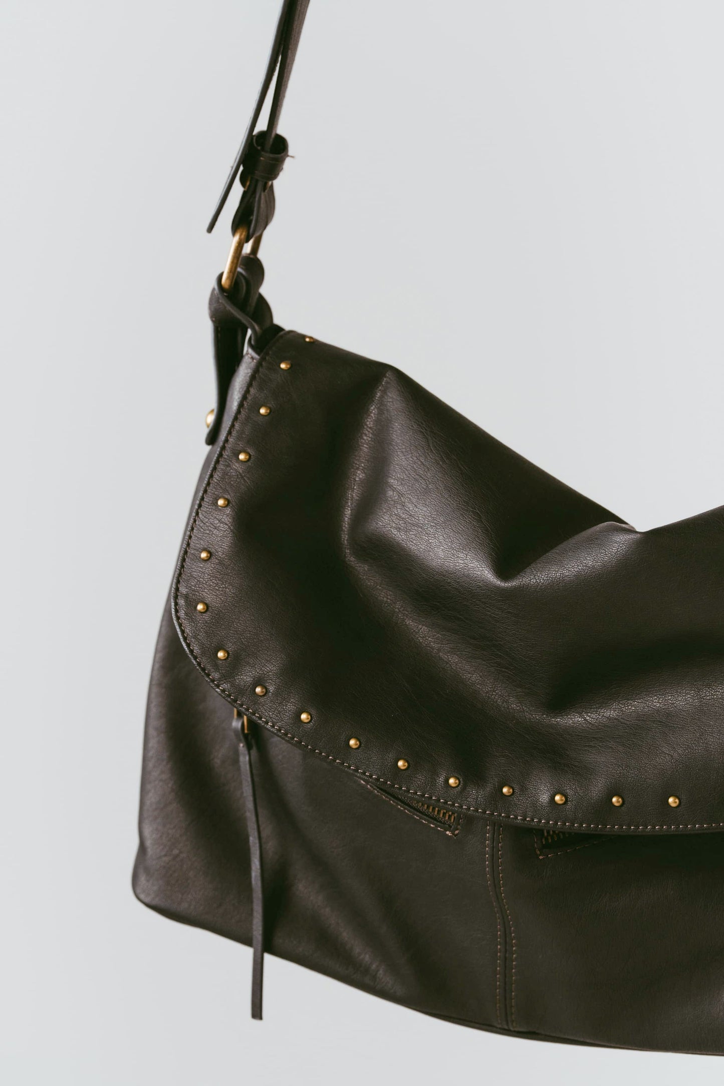studded shoulder bag/2color