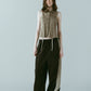 nylon easy pants(unisex)/brown