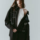 embroidered shirt(unisex)/black