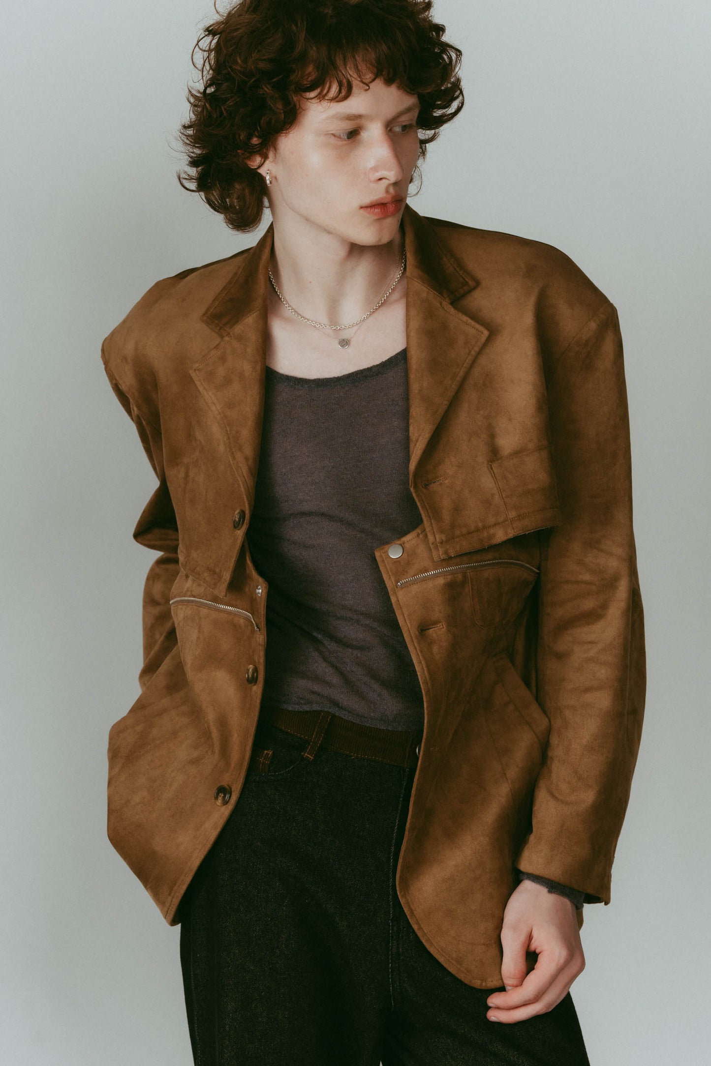 custom dad jacket (unisex)/camel