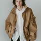 2way nylon blouson(unisex)/camel