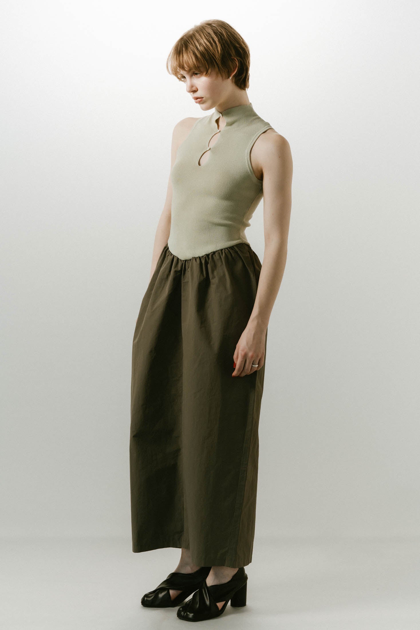 taffeta docking one piece/mint