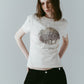 studded compact tee/ivory