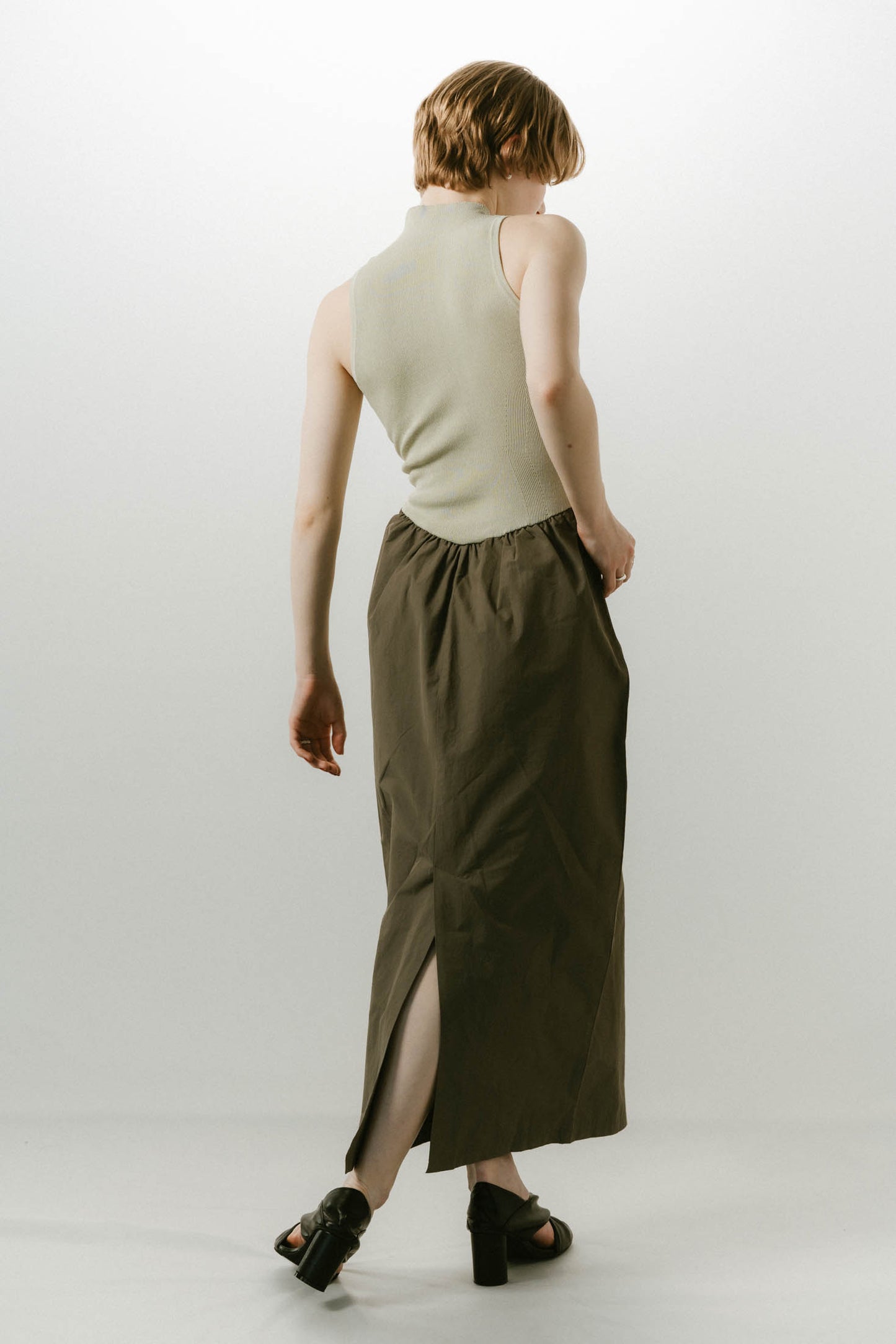 taffeta docking one piece/mint