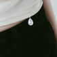 studded compact tee/ivory