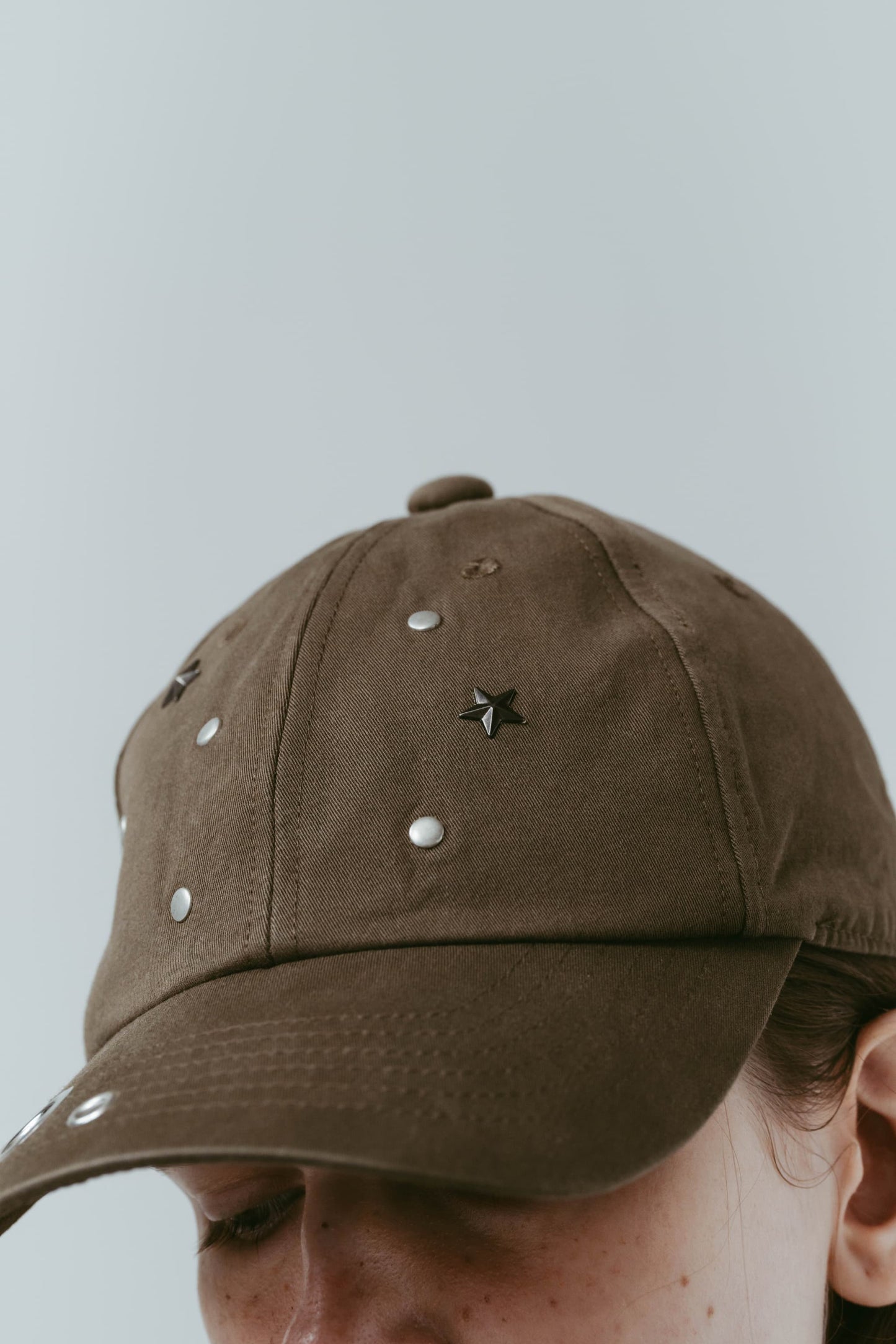 studded cap/2color