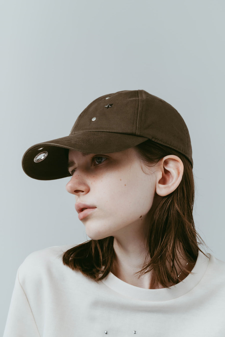 studded cap/2color