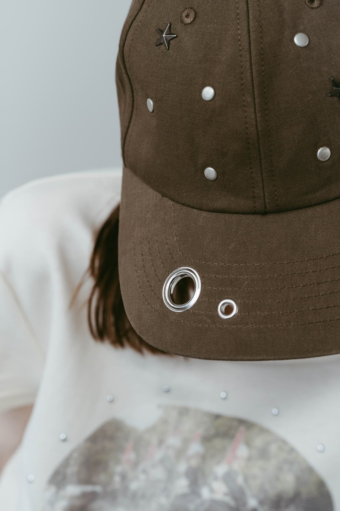 studded cap/2color