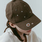 studded cap/2color