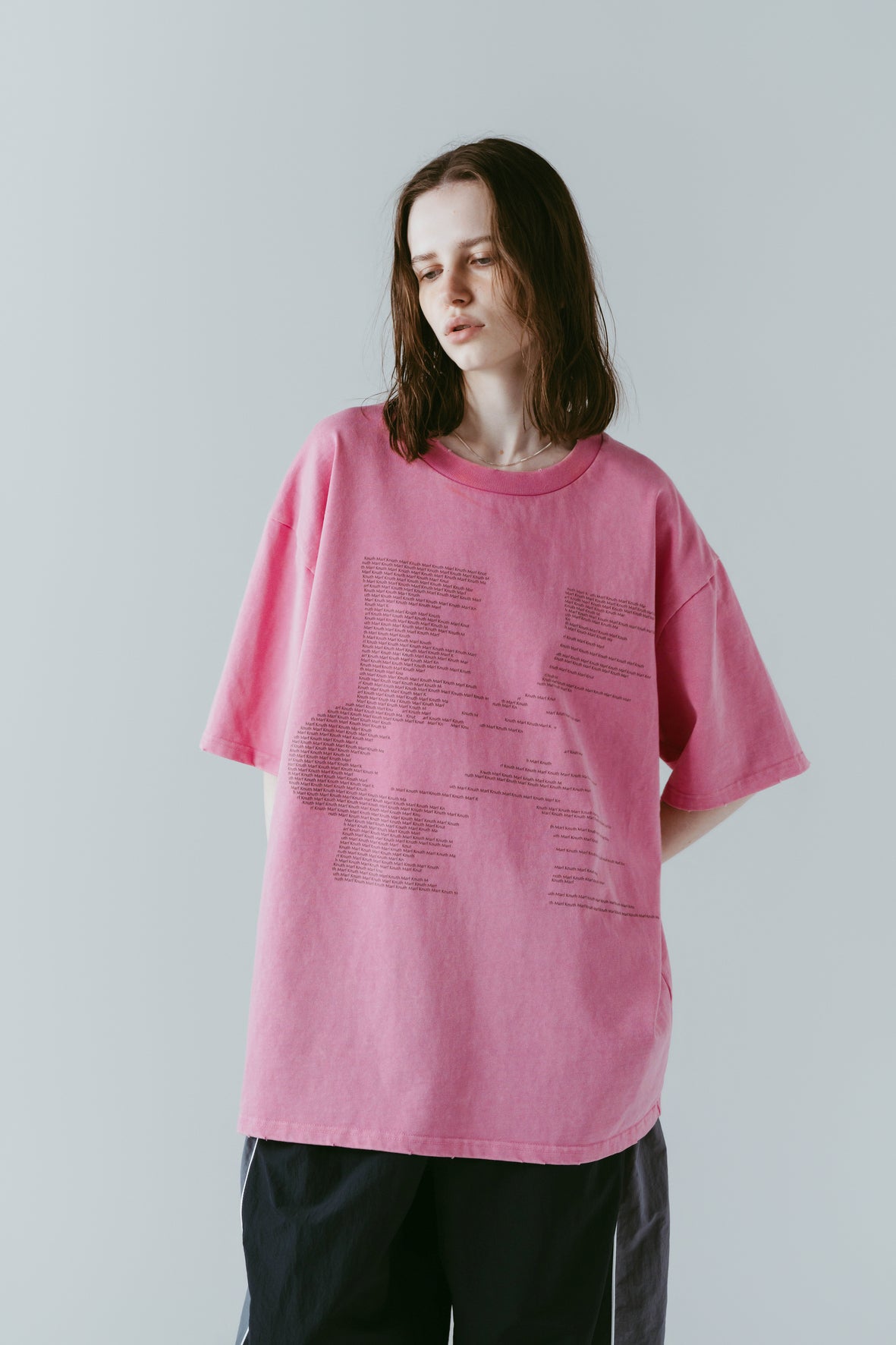 K error design T shirt(unisex)/pink
