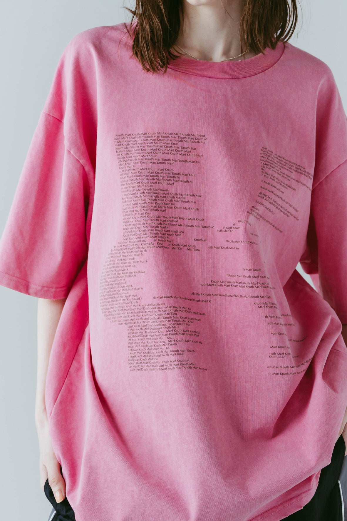 K error design T shirt(unisex)/pink