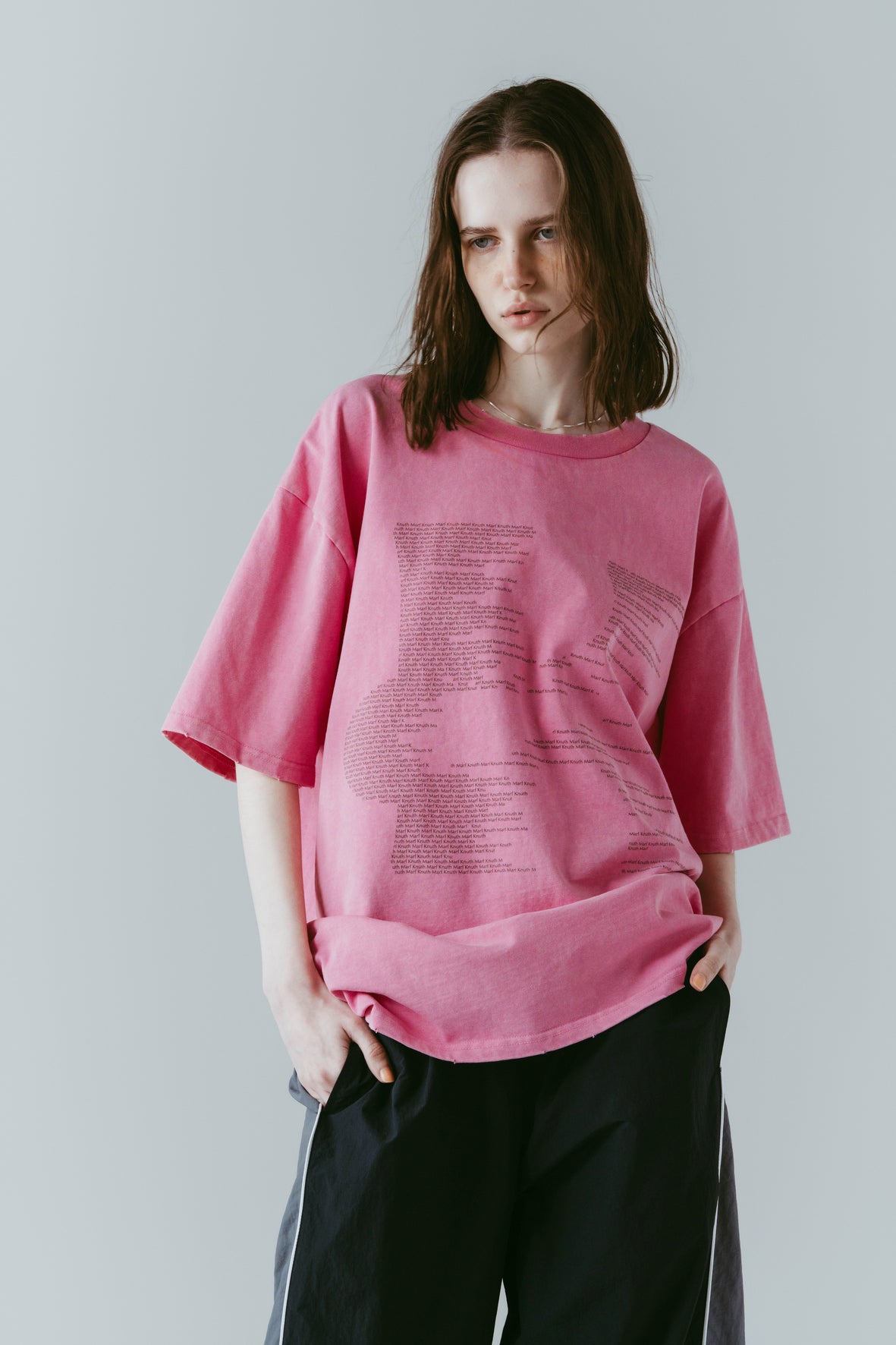 K error design T shirt(unisex)/pink | KNUTH MARF