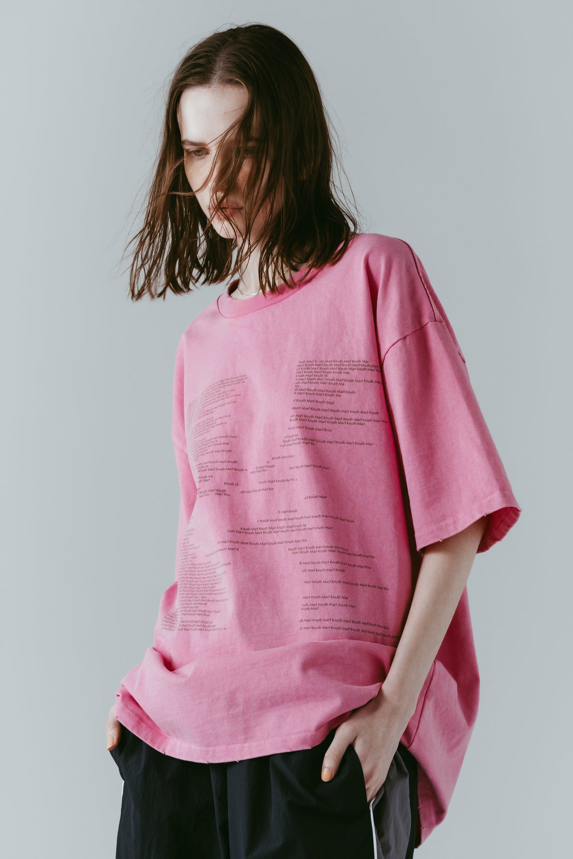 K error design T shirt(unisex)/pink