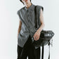 school style leather bag/2color