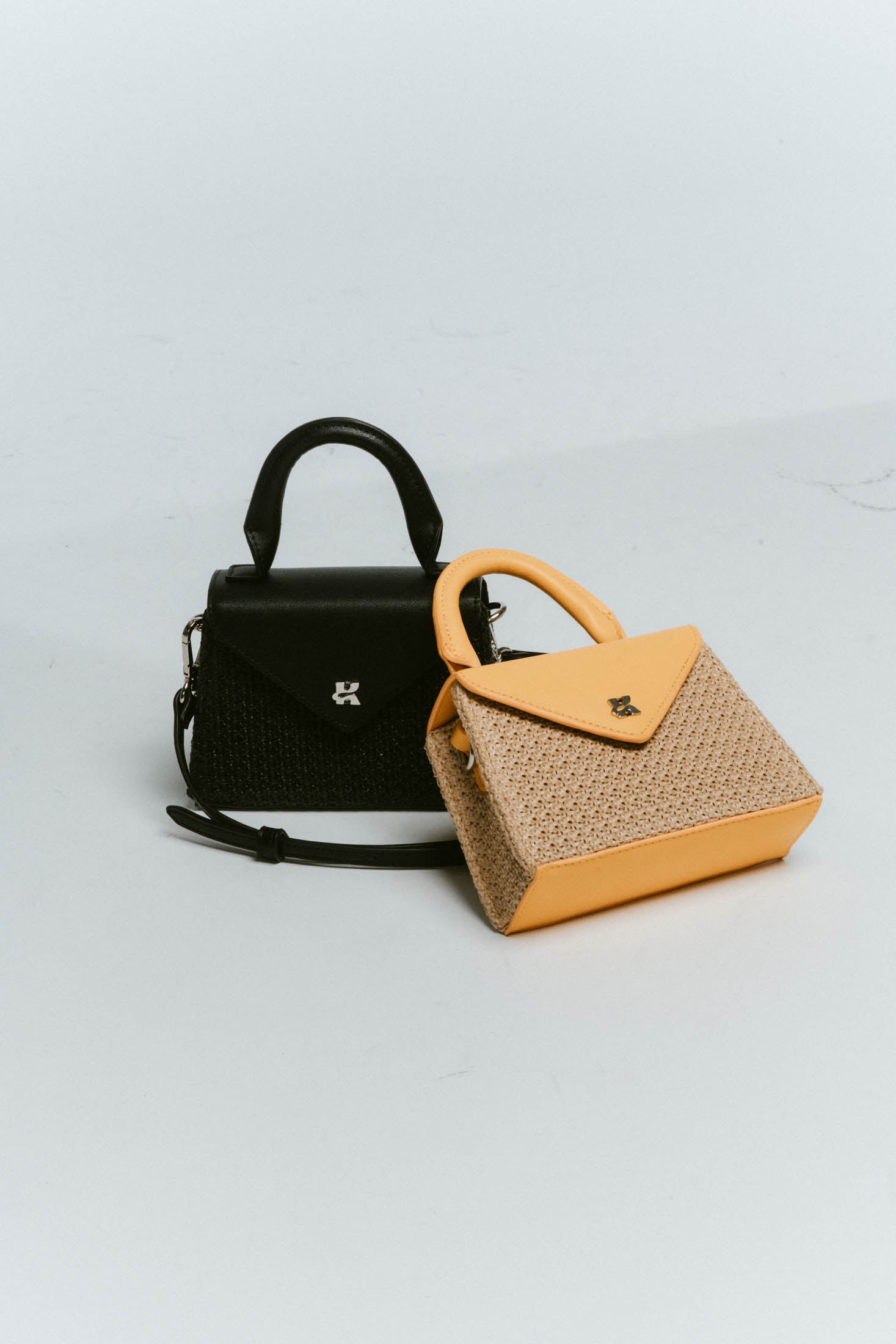 K motif mini basket /2color