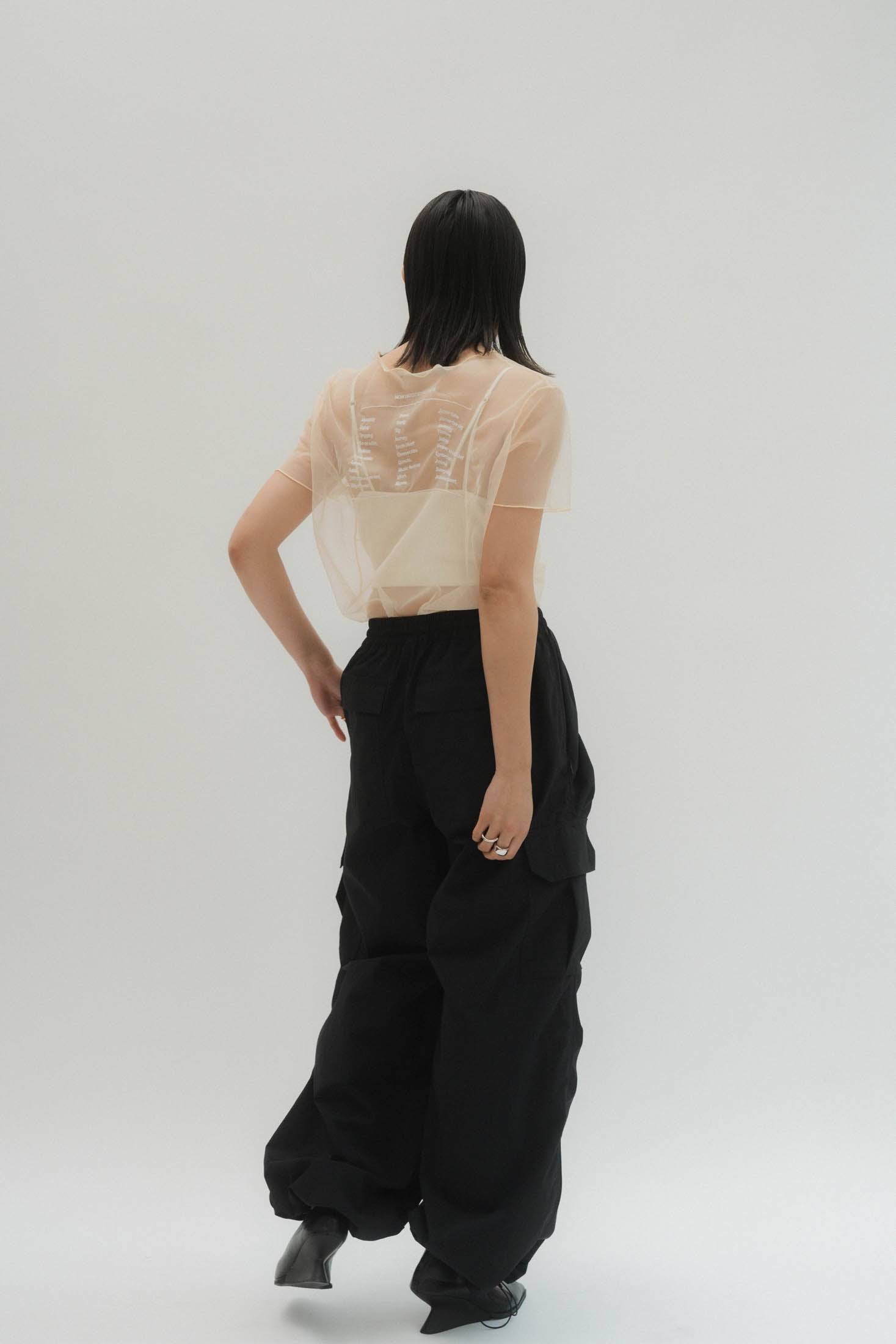 waterproof gathered pants | KNUTH MARF
