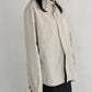 (仮商品名)ジップシャツ(unisex)/white