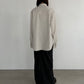 (仮商品名)ジップシャツ(unisex)/white