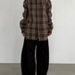 (仮商品名)ボンディングシャツ(unisex)/check