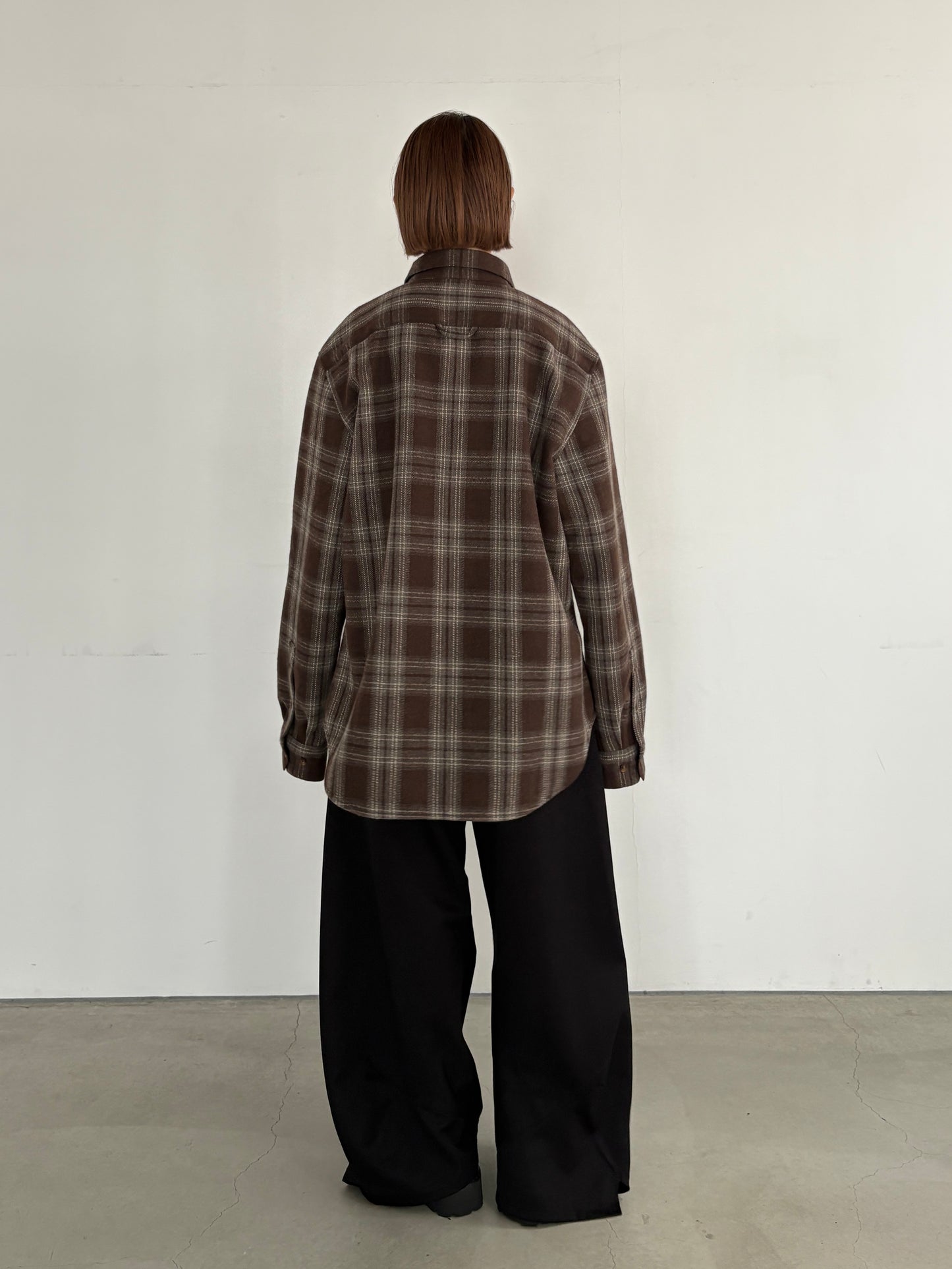 (仮商品名)ボンディングシャツ(unisex)/check