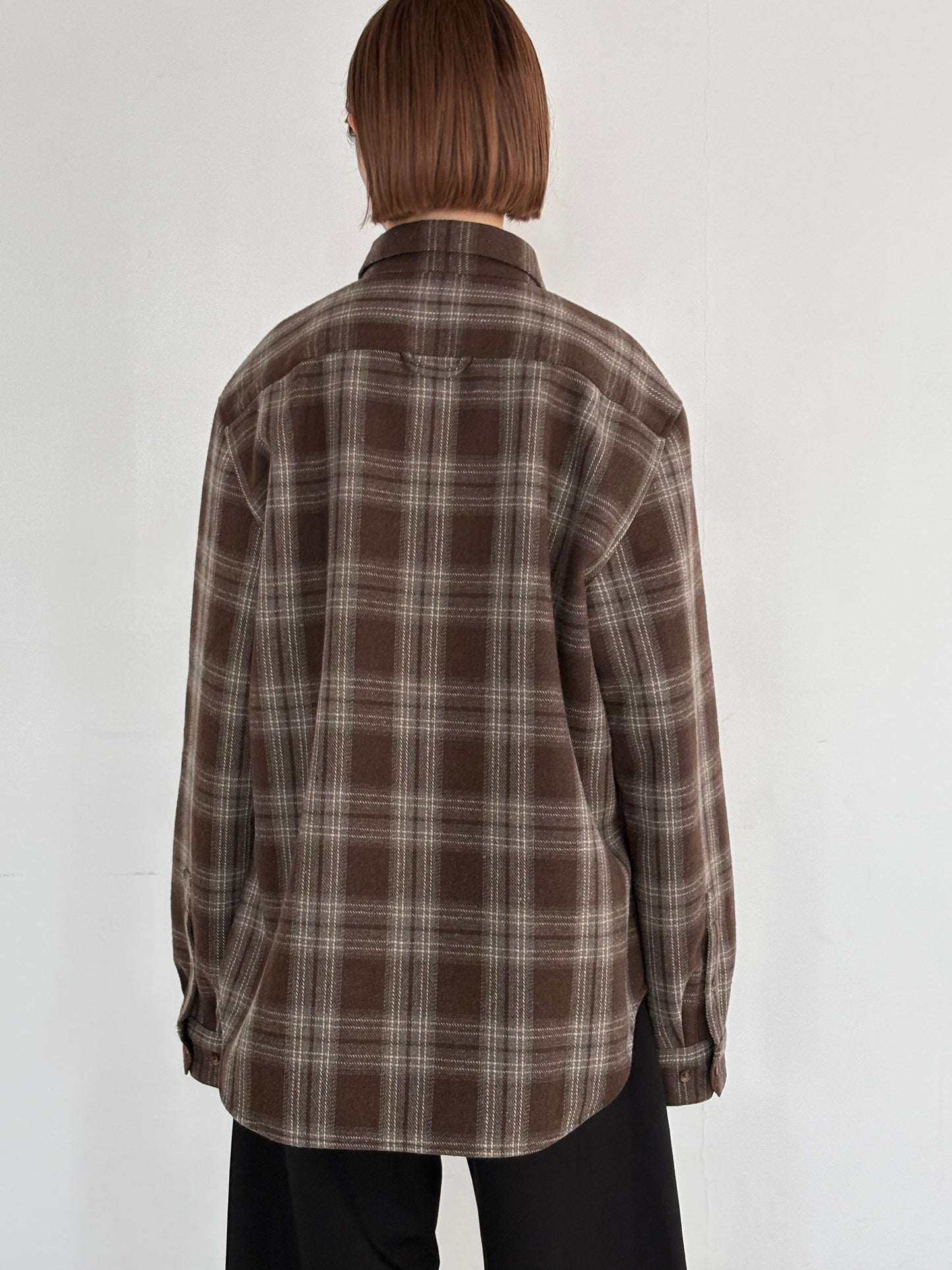 (仮商品名)ボンディングシャツ(unisex)/check