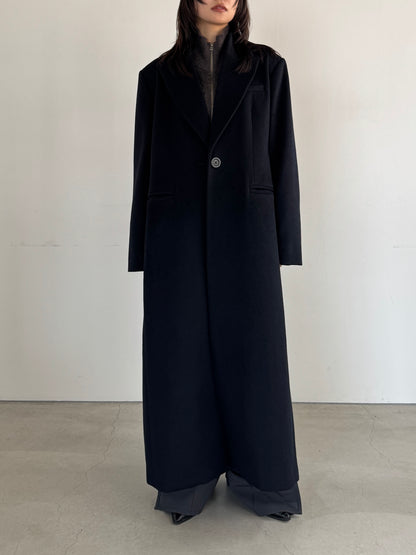 (仮商品名)ロングコート/navy