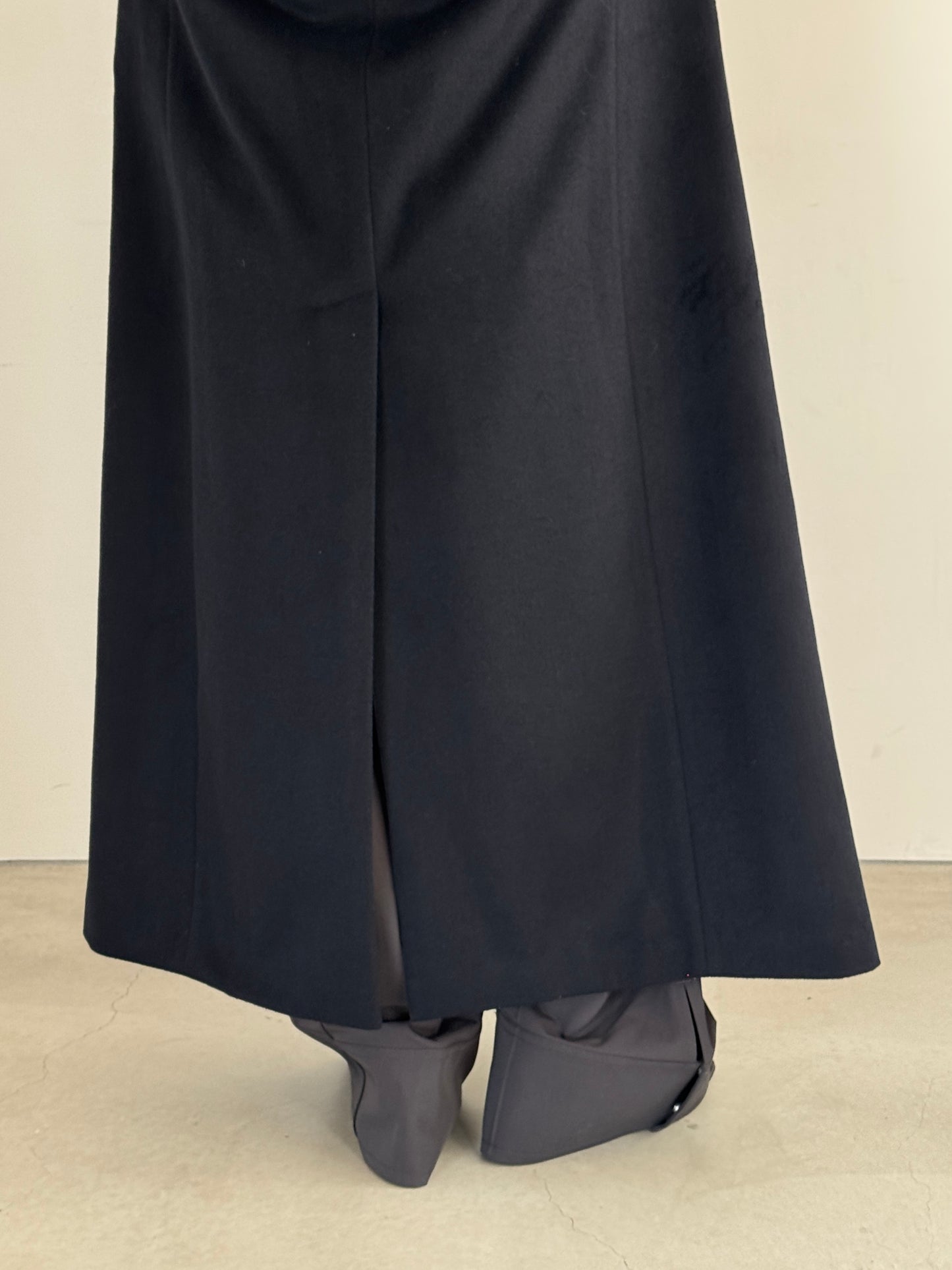 (仮商品名)ロングコート/navy