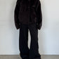 (仮商品名)ホースライダースブルゾン(unisex)/darkbrown