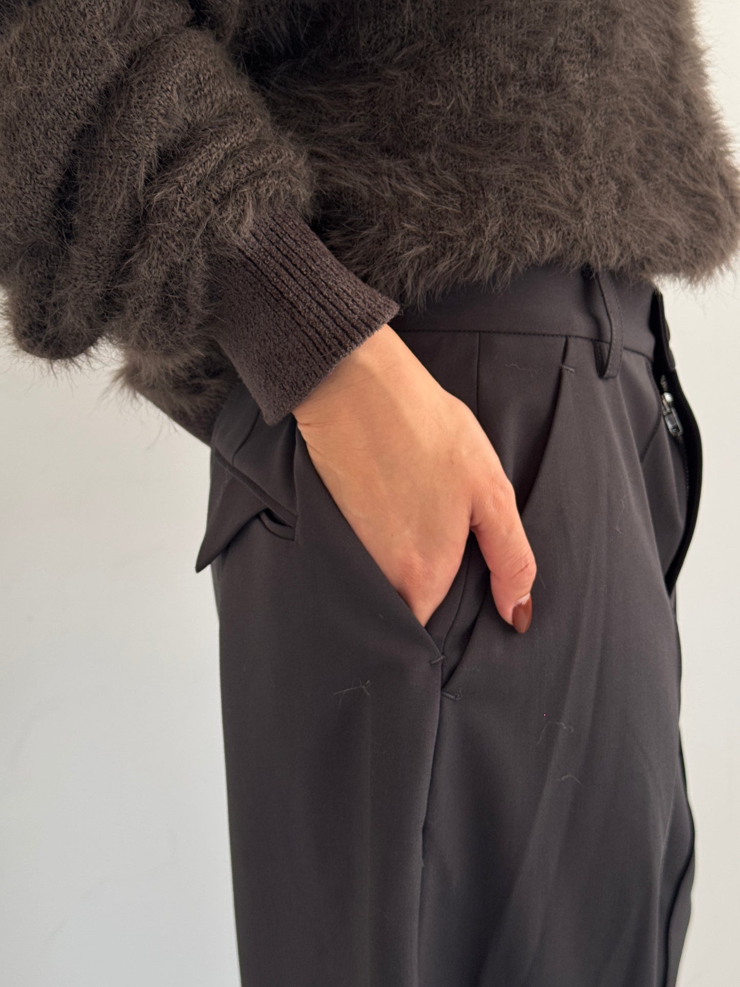 (仮商品名)スラックスパンツ(unisex)/gray