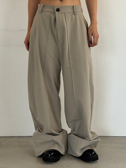 (仮商品名)スラックスパンツ(unisex)/sandbeige
