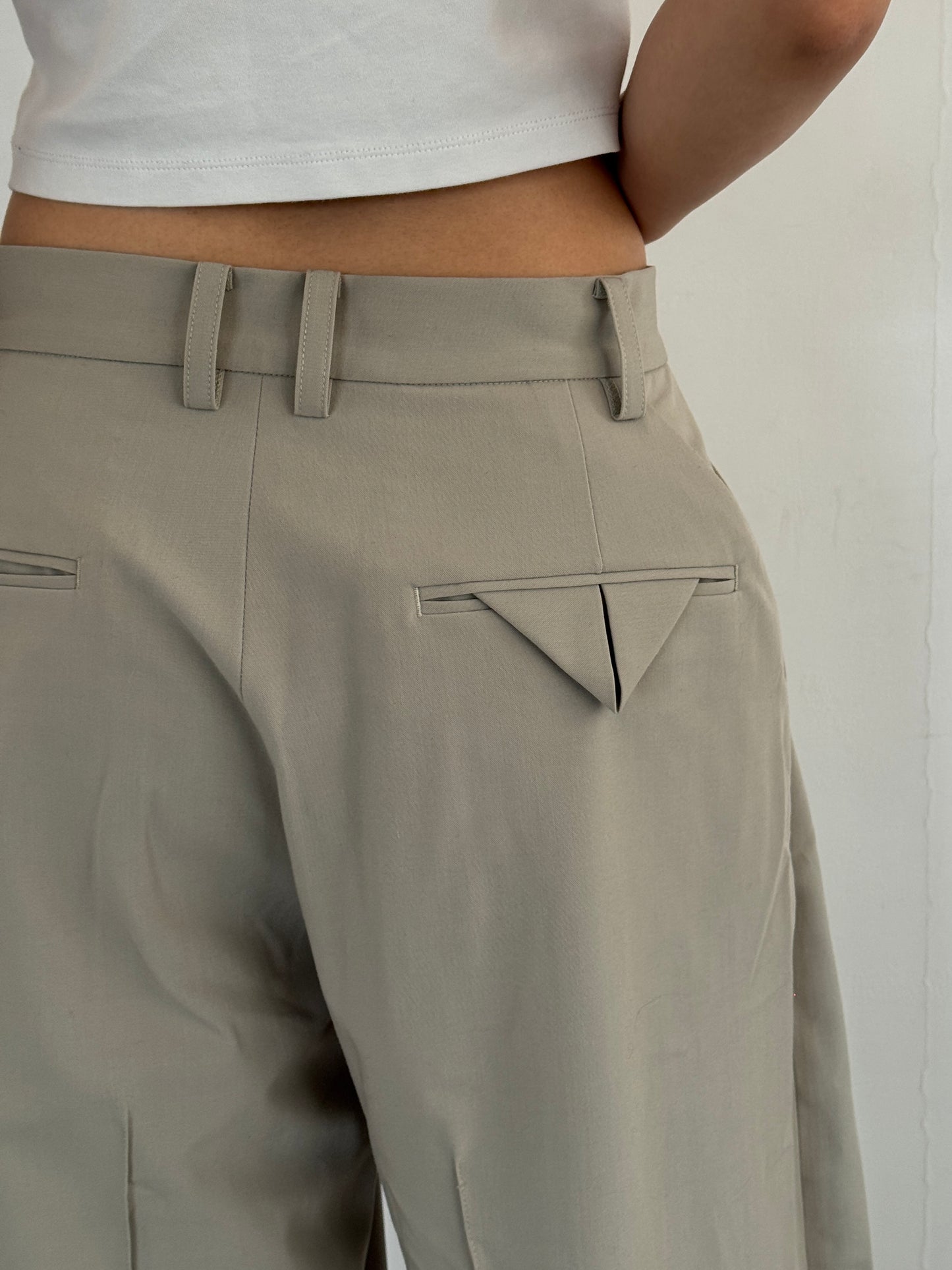 (仮商品名)スラックスパンツ(unisex)/sandbeige