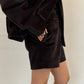 (仮商品名)ホースミニパンツ/darkbrown