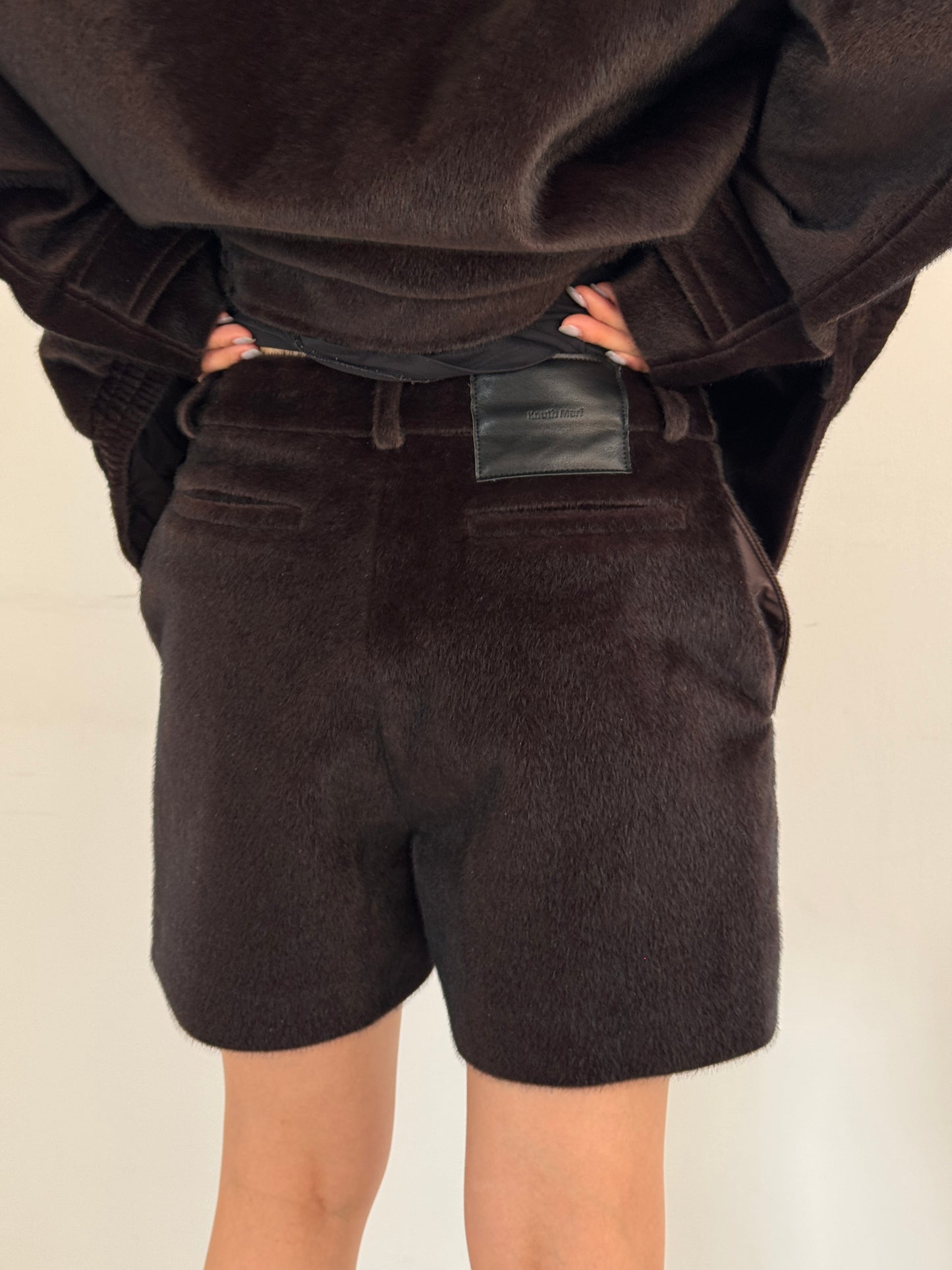 (仮商品名)ホースミニパンツ/darkbrown