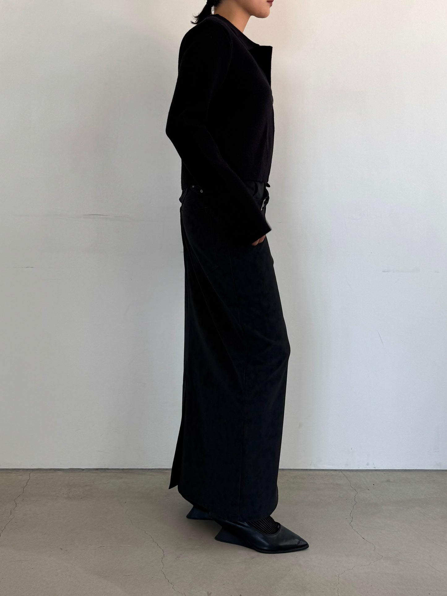 (仮商品名)ロングスカート/black