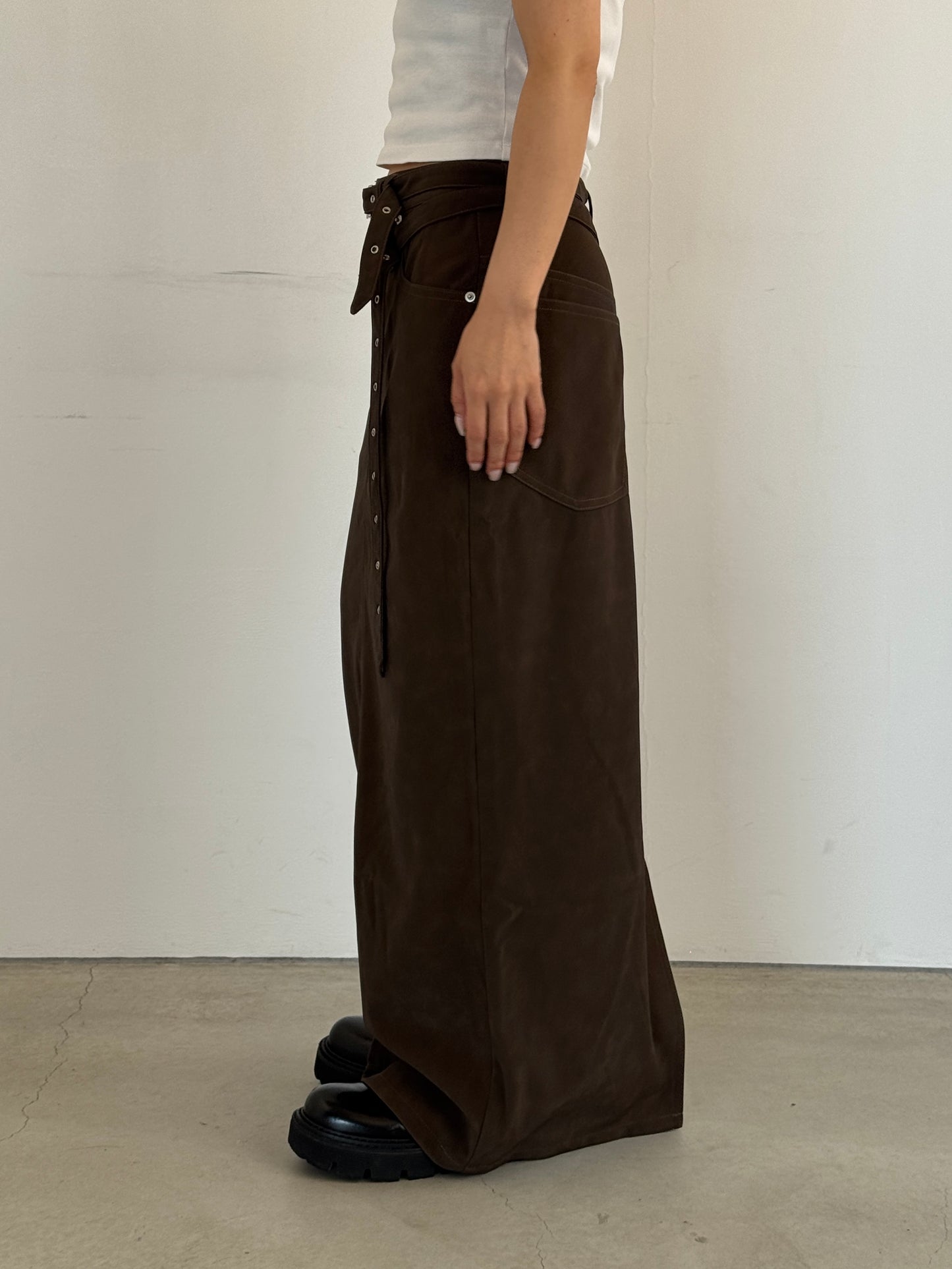 (仮商品名)ロングスカート/brown