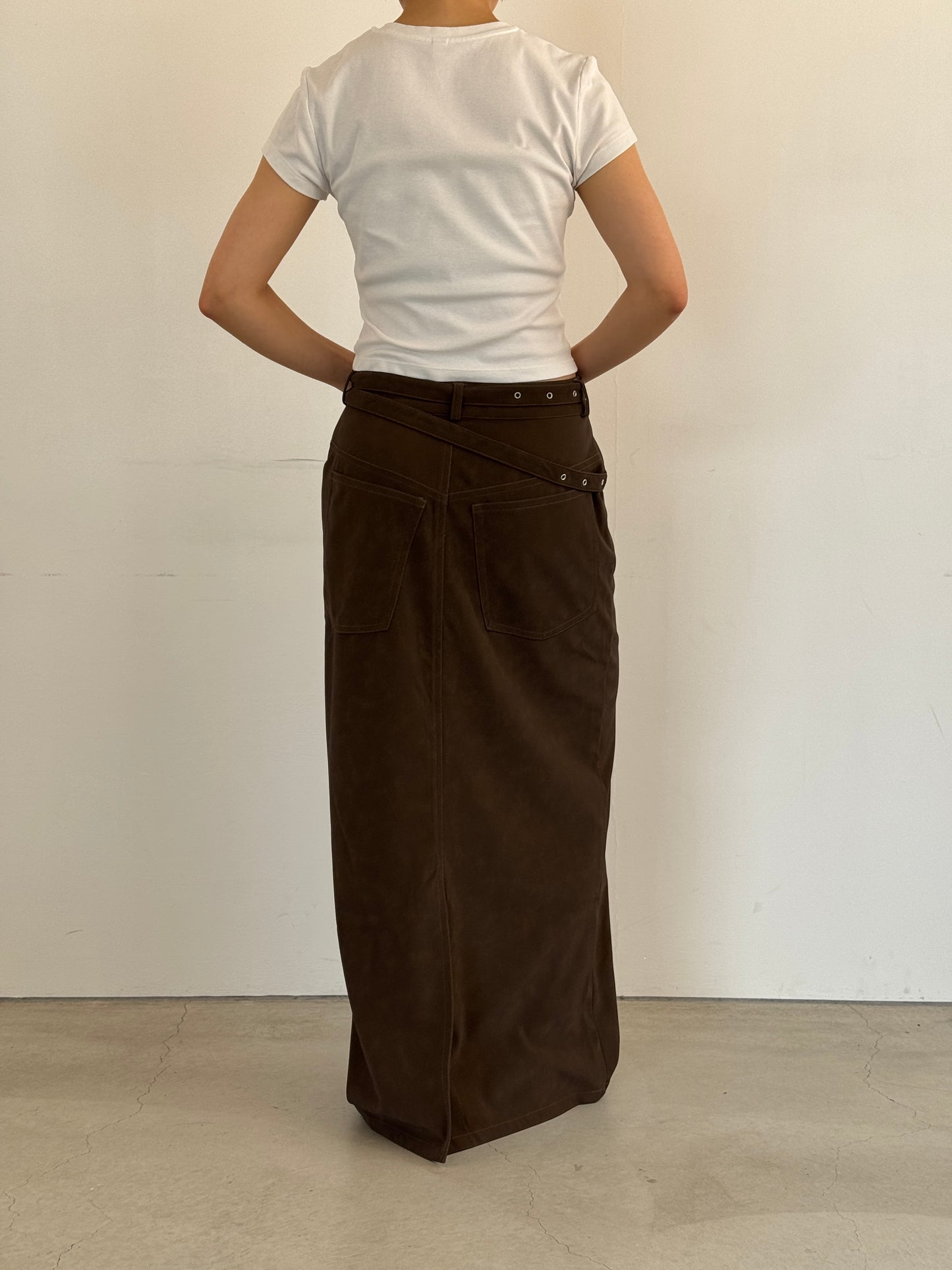 (仮商品名)ロングスカート/brown