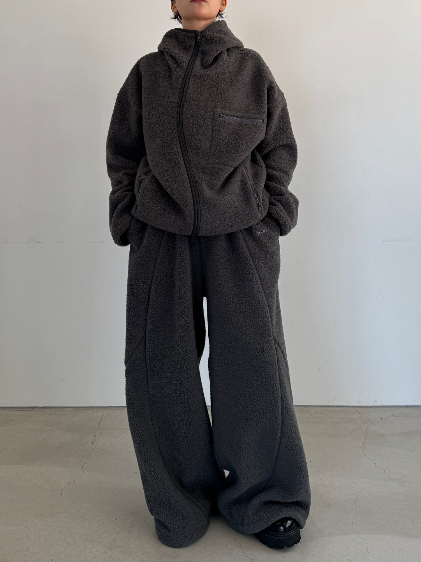 (仮商品名)ボアパンツ(unisex)/gray