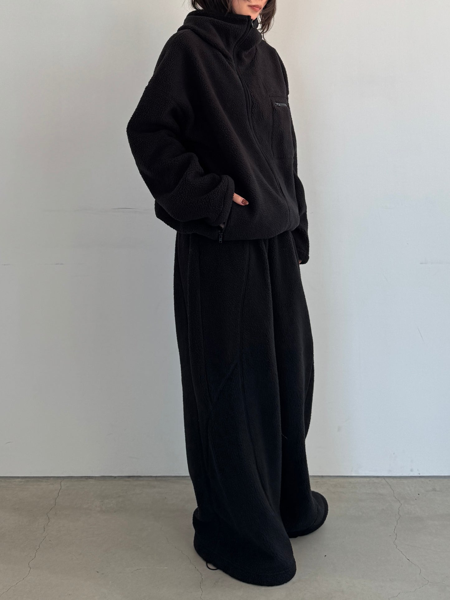 (仮商品名)ボアパーカー(unisex)/black