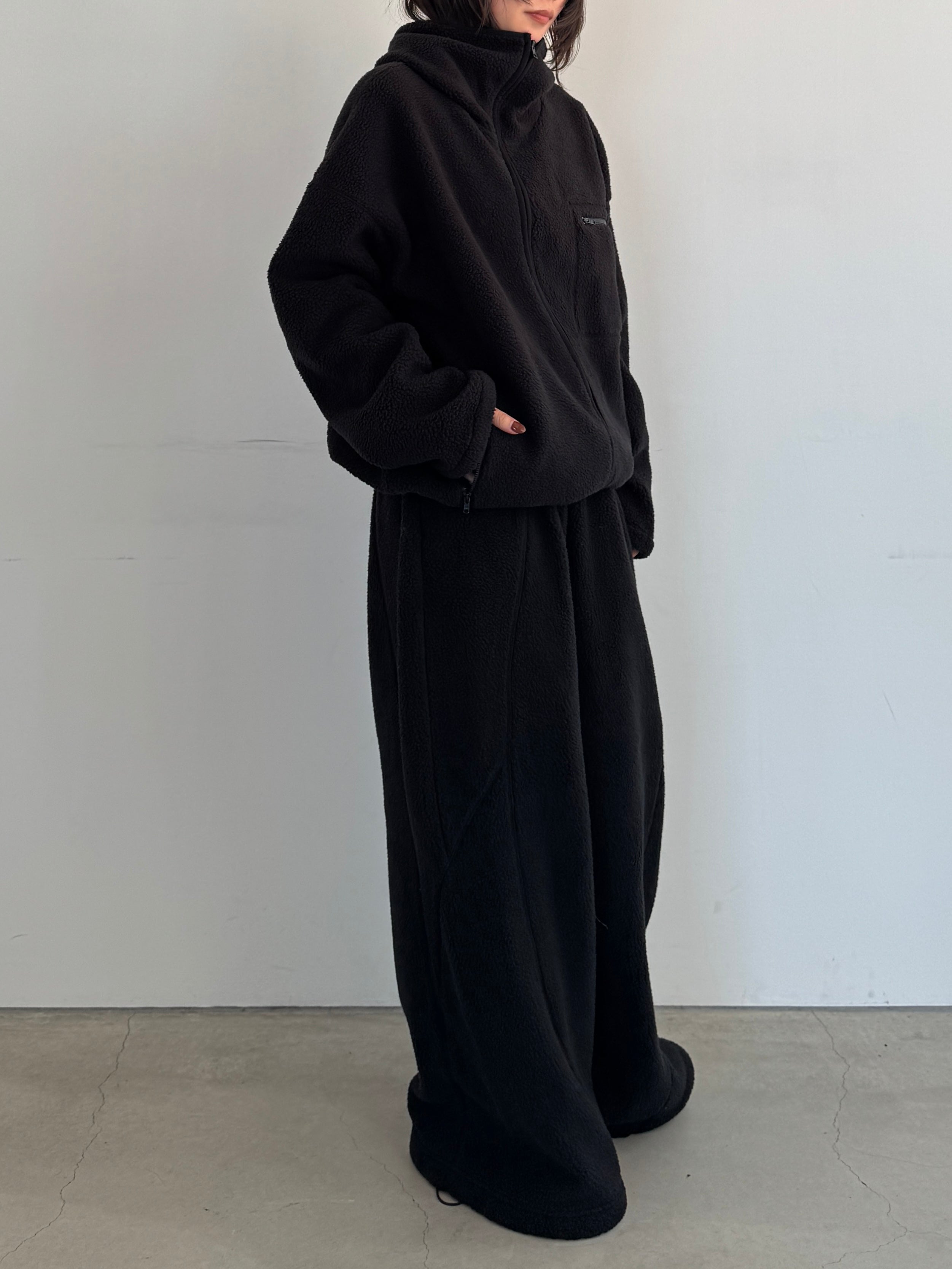 (仮商品名)ボアパンツ(unisex)/black