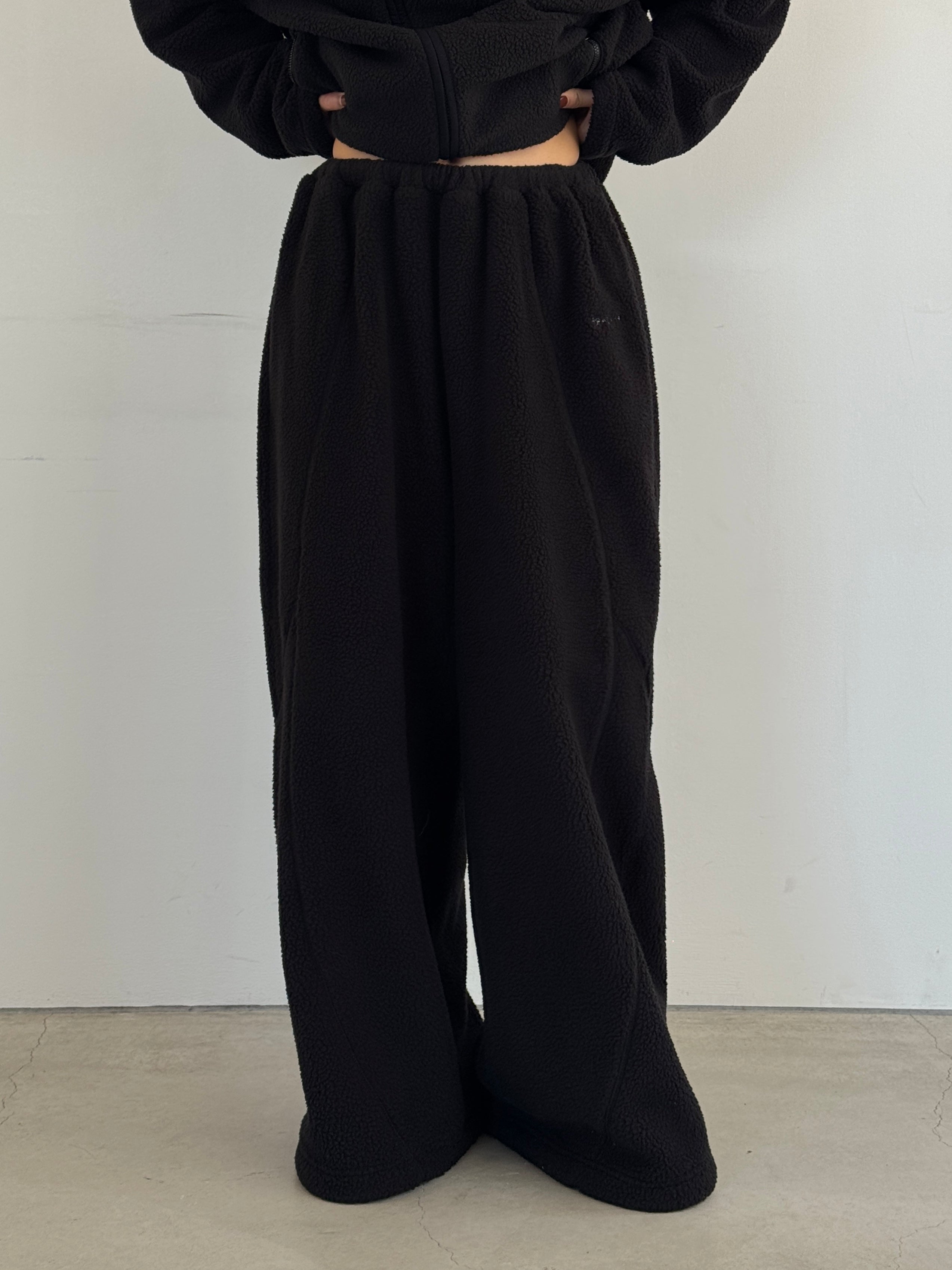 (仮商品名)ボアパンツ(unisex)/black