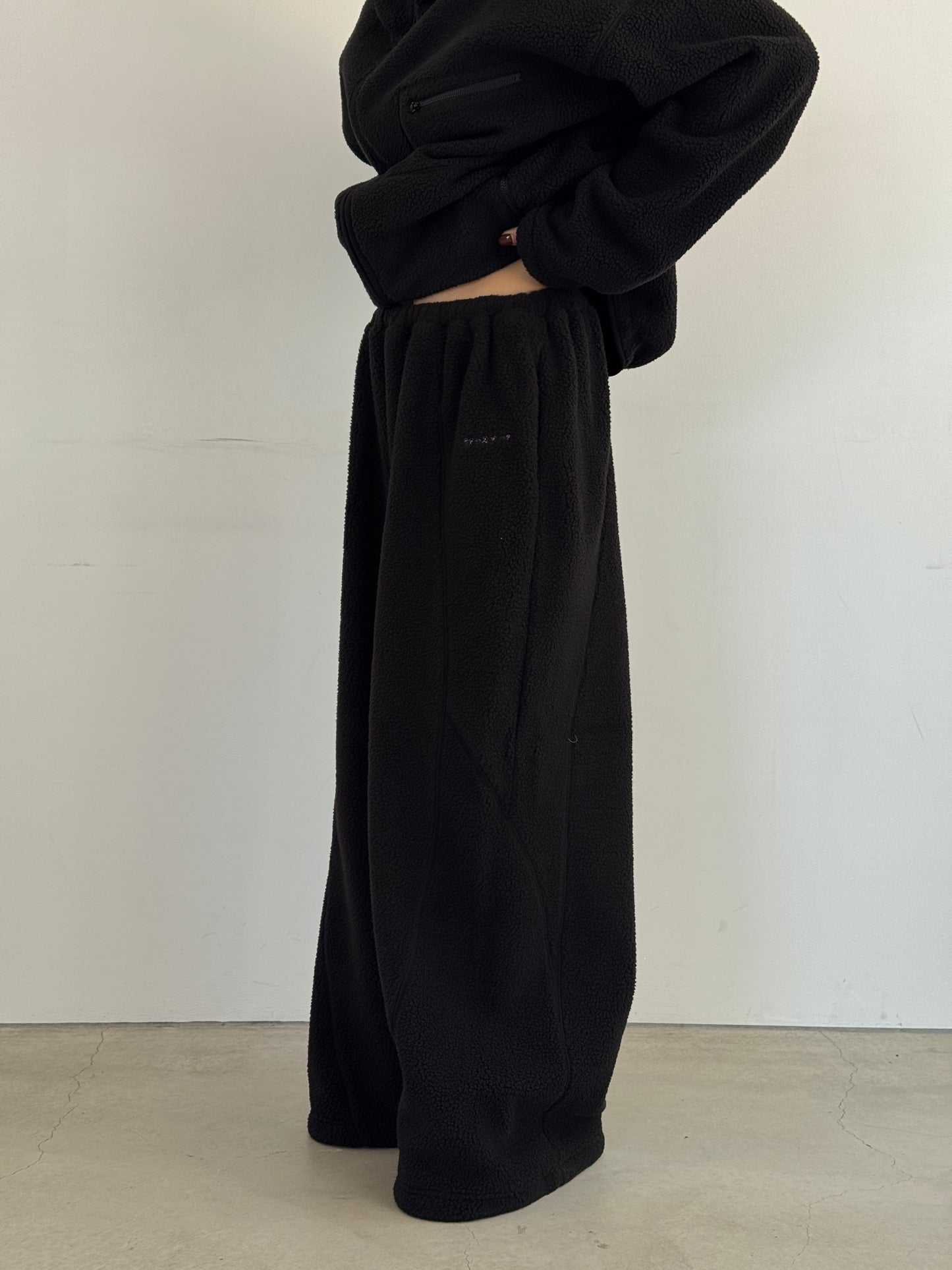(仮商品名)ボアパンツ(unisex)/black