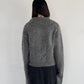 (仮商品名)ハイネックシャギーニット/gray