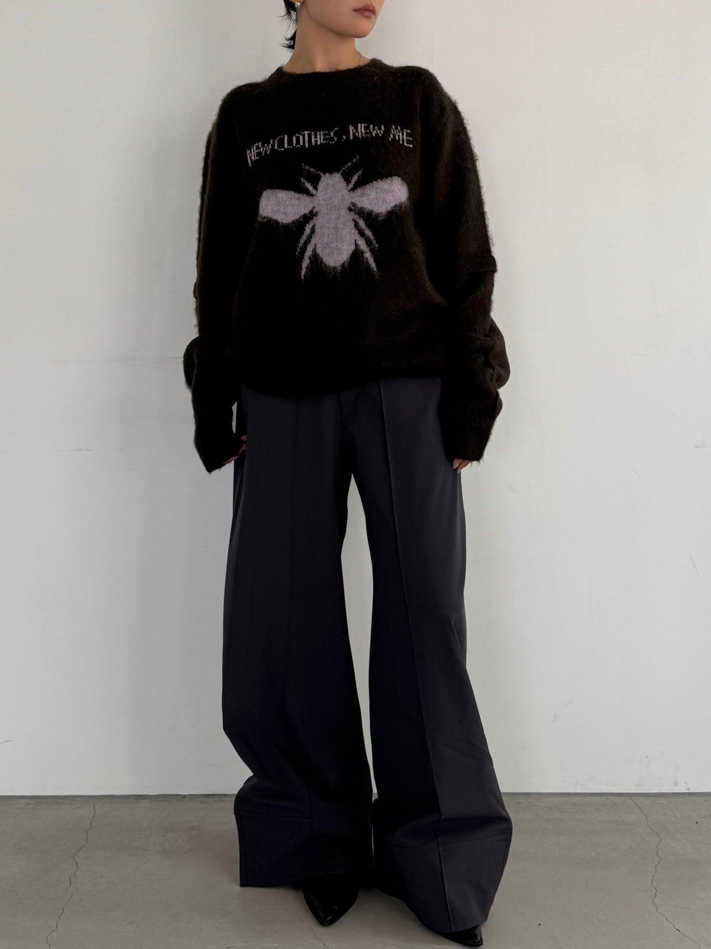 (仮商品名)はちニット(unisex)/khaki