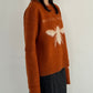 (仮商品名)はちニット(unisex)/orange
