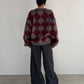 (仮商品名)アーガイルニット(unisex)/red