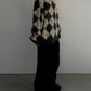 (仮商品名)アーガイルニット(unisex)/brown