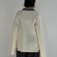 (仮商品名)デニムドッキングニット(unisex)/ivory